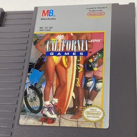 California Games (Nintendo Entertainment System) NES Authentic EUC 1985