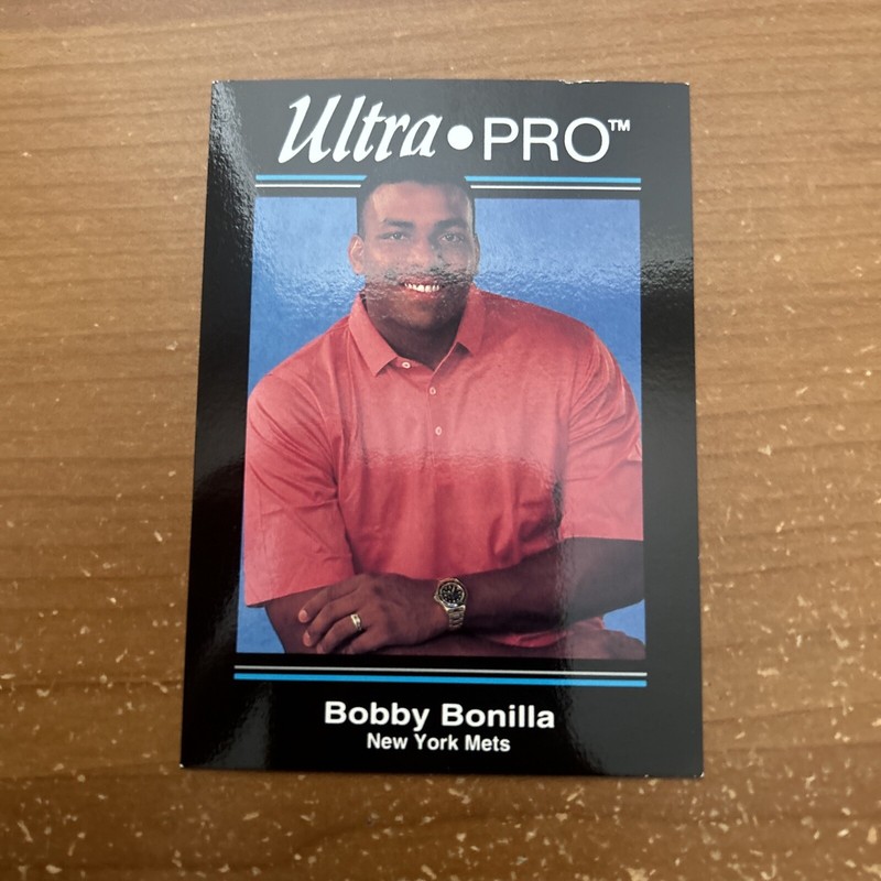 1992 Rembrandt Ultra-Pro Promos #P2 Bobby Bonilla Baseball Card in top loader