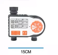 Digital Hose Timer Garden Drip Irrigation controller sprinkler watering orange