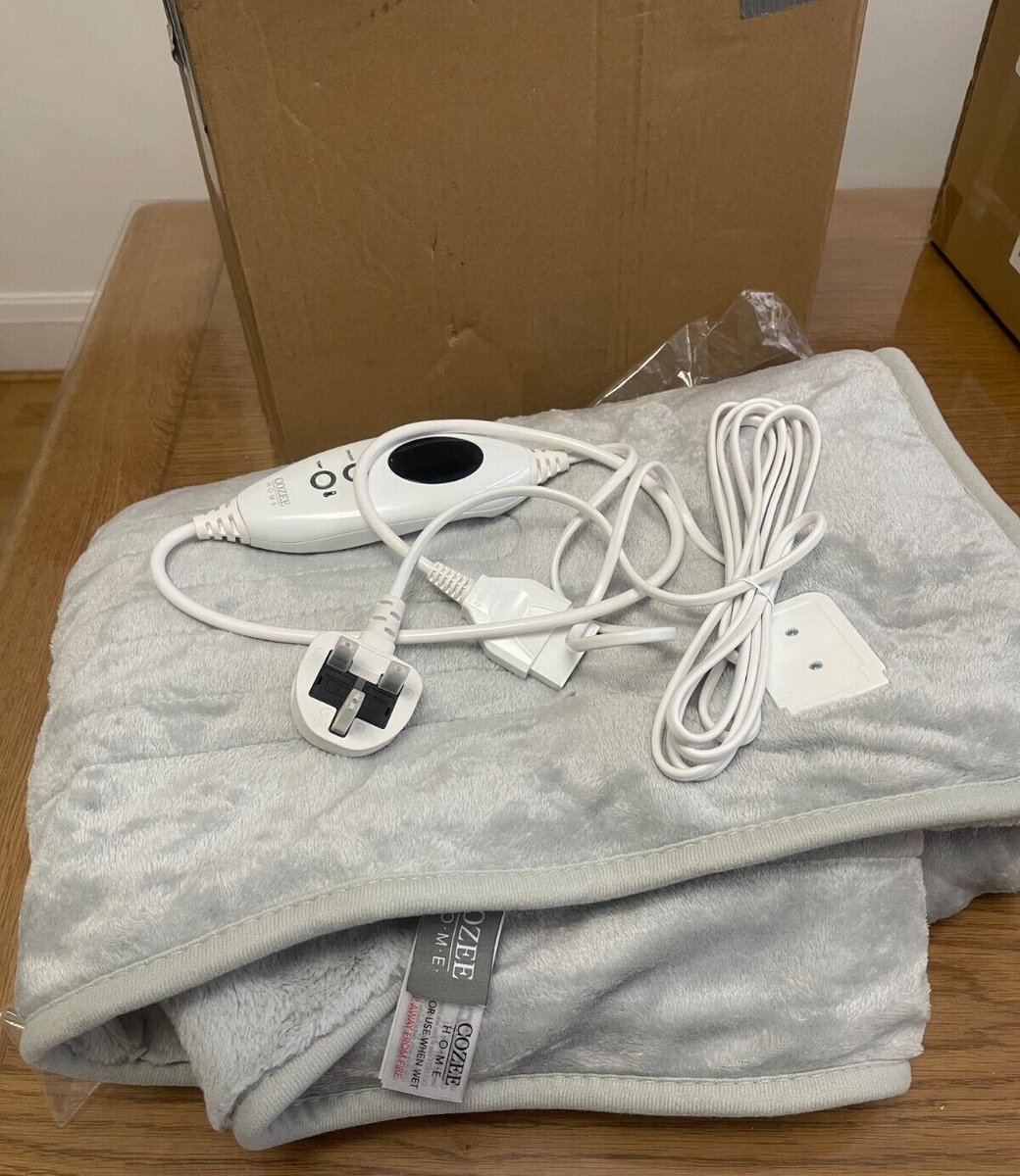 Qvc Cozee Home Electric Blanket Cozee Home Heated Throw Velvet