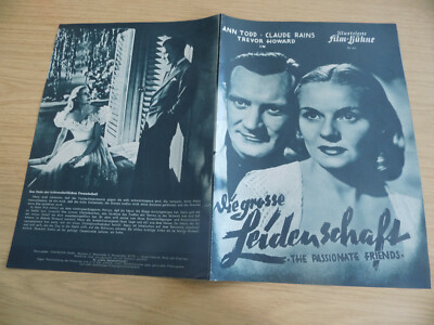 IFB 411 Die große Leidenschaft, Ann Todd, Trevor Howard, David Lean Film Selten