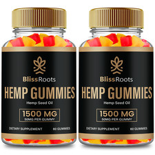 (2 Pack) Bliss Roots Gummies - Health & Wellness Support Supplement Gummies