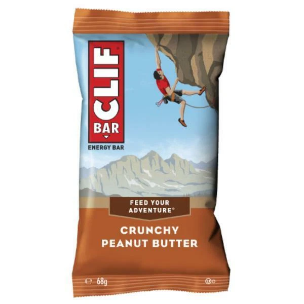CLIF BAR Clif Crunchy Peanut Butter Bar– Energy-Packed Snack, 68g (Pack of 12