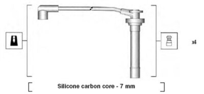 MAGNETI MARELLI 941295060855 ZÜNDLEITUNGSSATZ FÜR NISSAN