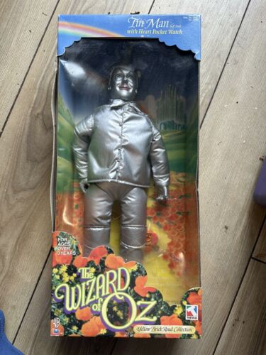 Wizard of Oz Tin Man Soft Doll & Heart Pocket Watch (1998 Trevco). New In Box - Picture 1 of 8