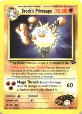 Brock's Primeape 35/132 Uncommon Gym Challenge Pokemon Unlimited Lightly Played on eBay