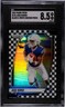 2024 Panini Prizm 122 Josh Downs Black & White Checker Prizm SGC 8.5