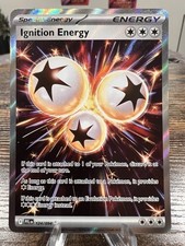 Pokemon Ignition Energy 124/094 Phantasmal Flames Full Art Holo Rare NM