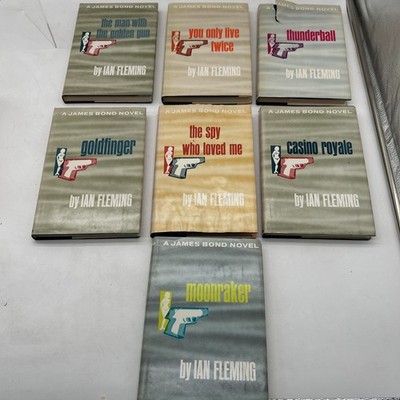 Ian Fleming James Bond Book Club Edition Lot Of 7 