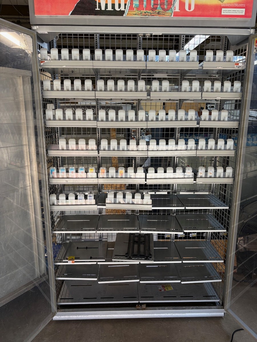 used cigarette display rack for sale Commercial 2 Door Upright Metal 48 used cigarette display rack for sale Commercial 2 Door Upright Metal 48