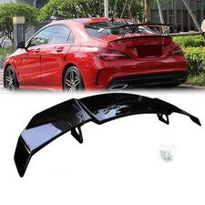 Universal Rear Trunk Wing GT-Style V-Style ABS Gloss Black Racing Spoiler