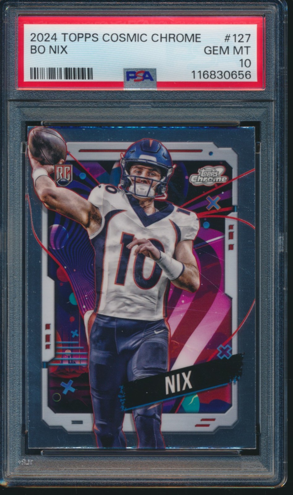 PSA 10 BO NIX 2024 Topps Cosmic Chrome #127 Rookie Card RC GEM MINT