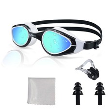 PHELRENA Swim Goggles, Anti Fog,No Leaking,UV Protection,Shatter-Proof, Clear...