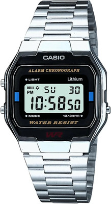 Casio Vintage Digitaluhr | A163WA-1QES | Silber | Armbanduhr |Digital Watch