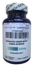 Advanced NAD Increaser Anti-Aging Capsules - 300mg - 30 Count - Ex: 9/26