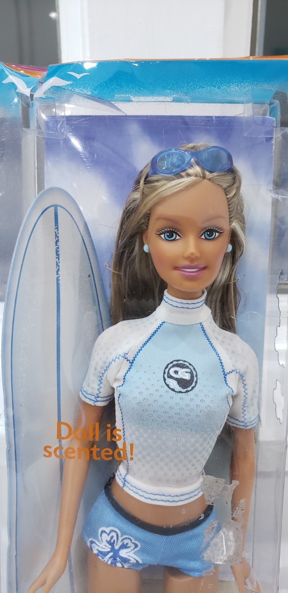 NEW Cali Girl 2004 Barbie TERESA Surfer Scented Swimsuit Doll