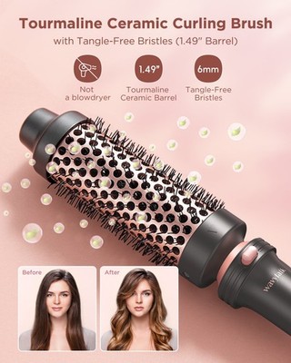 Wavytalk 320N1 5 in 1 Curling Iron Set with 4 Interchangeable