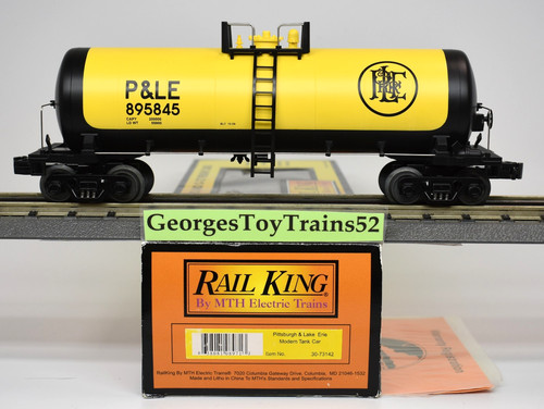MTH RAILKING O #895845 P&LE PITTSBURGH & LAKE ERIE MODERNO VAGÓN CISTERNA 30-73142 NUEVO EN CAJA | Condition: New
