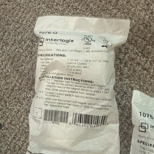 Interlogix 1076-g Steel Door Magnetic Contact Alarm Switch
