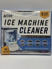 Ice Machine Cleaner Maker Descaler - 24 Clean Tablets Compatible with Frigida...