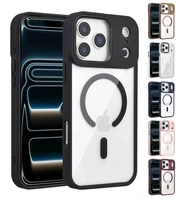 For Apple iPhone 17 Pro Max - Magsafe Clear PC Hard Cover w/TPU Edge Bumper Case