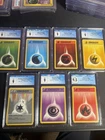 Pokemon CGC 9 Energy Card Lot Shadowless Base Set 1st Edition