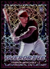 2021 Panini Chronicles #8 Yermin Mercedes Overdrive Purple Velocity RC