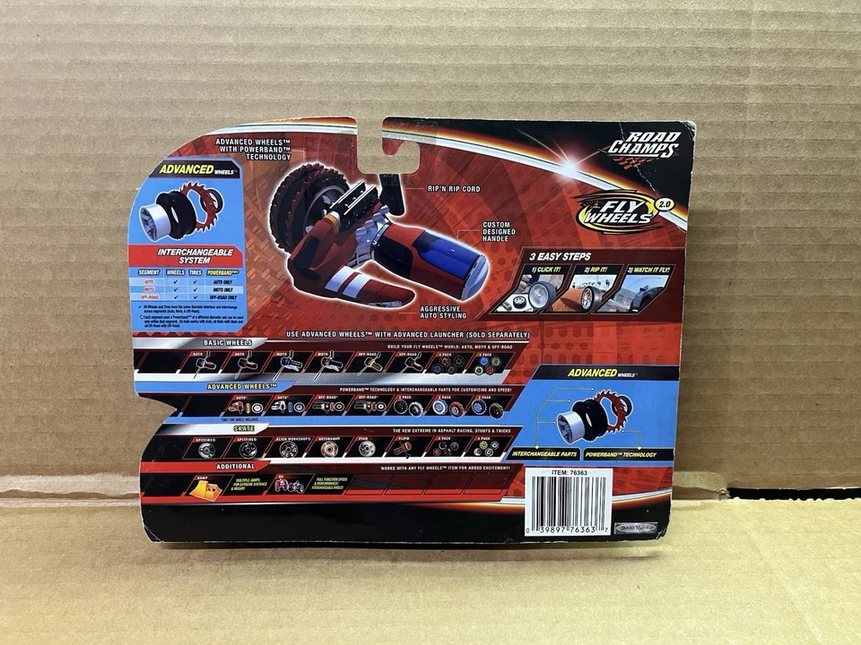 Road Champs Fly Wheels 2.0 STREET ICE Paquete de 2 Ruedas AZUL BLANCO Nuevo Foto 2 de 4