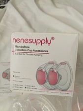 Nenesupply Handsfree Collection Cup Accessories Pink Clear Double Pumping