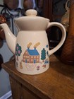 Vintage " Welcome To My Home" Ceramic Teapot By Vermillion Davis — photo 1