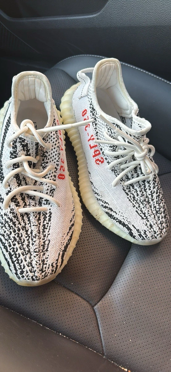 adidas gazelle silver green womens Yeezy 350 V2 Zebra - Iconic Primeknit Sneakers main image 0