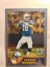 2003 Topps Peyton Manning Refractor Mint