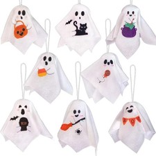Halloween Ornaments for Small Tree, 8 Pcs 3.5 X inches, Multi Color