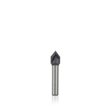 1/4" TCT Router Cutter Bit - V Groove - 12.7mm Diametre 45 Degree #5