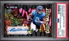 2024 DINO-MIGHT Jaxson Dart Stegosaurus BLACK RAYWAVE Rookie Auto #'D 1/1 PSA 10