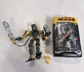 LEGO BIONICLE #8730 Iniki Toa Hewkii Complete w/ Canister Booklet & Spheres