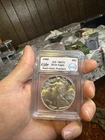 1986 Silver Eagle ICG MS70 Austin Hutto Signed First Year NO RESERVE