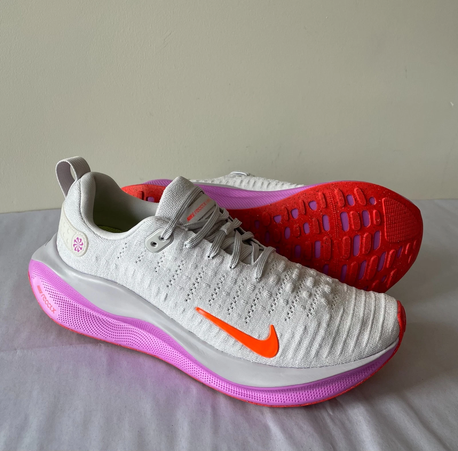 Scarpe da corsa Nike Infinity Run 4 DR2665 (Vast Grey Hyper Violet) Nuove! tg 10