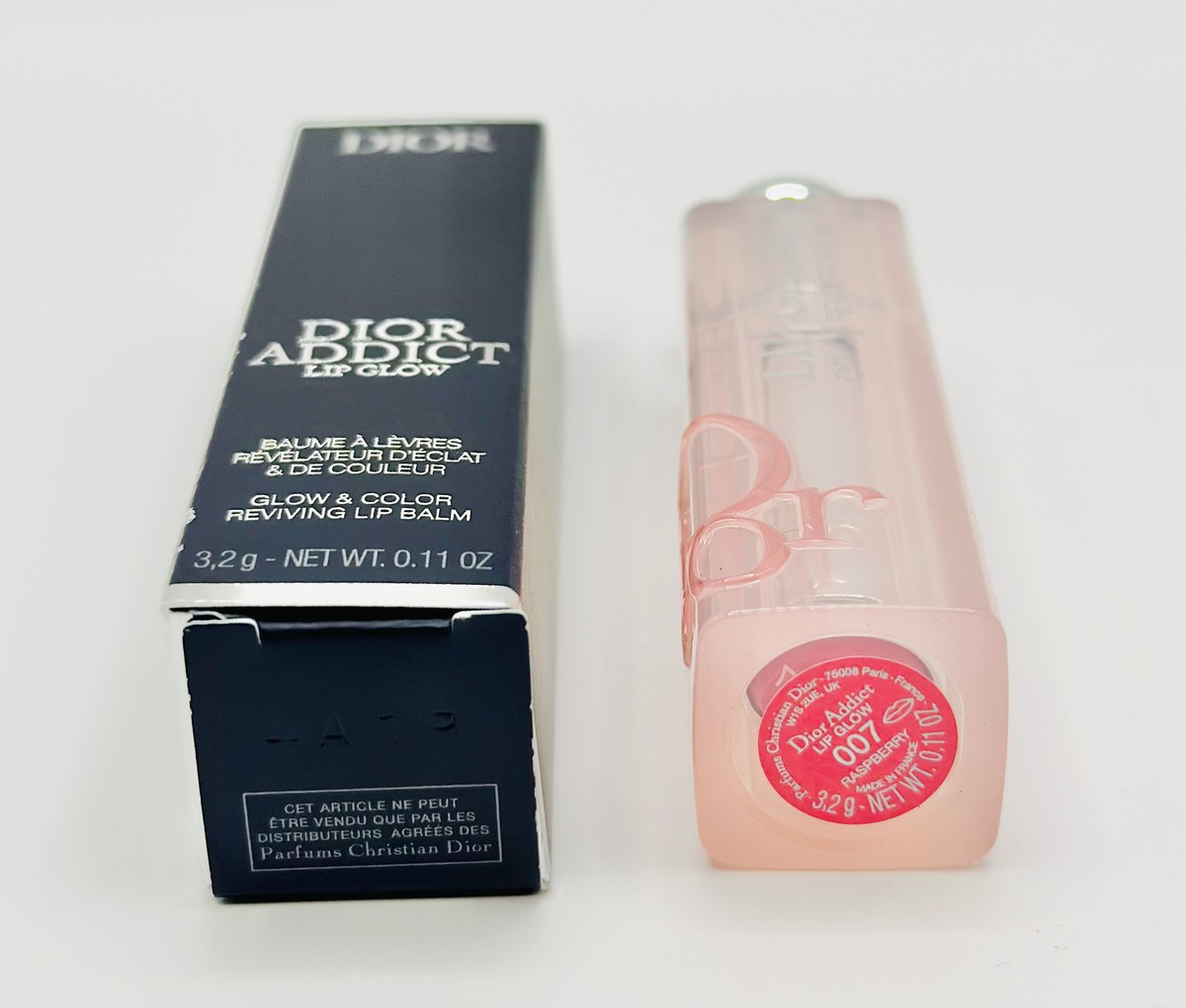 DIOR ADDICT LIP GLOW 007 Raspberry 3.2g/0.11oz | eBay