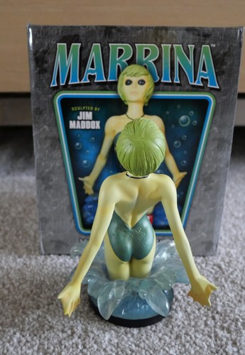 Bowen Marvel Bust Marrina Boxed Shiny LOOK!!! Namor Fantastic four Mariner - Picture 4 of 5