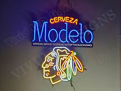 Cerveza Modelo Chicago Blackhawks 24