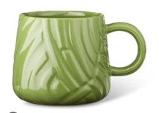 Tabitha Brown Target 12oz  stoneware Mug NEW Summer 2022 Green Very Good