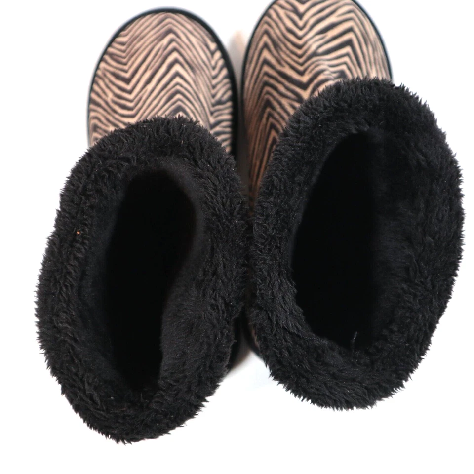 Botines Vera Bradley para mujer con estampado de cebra forrados de piel sintética suela dura talla mediana 7-8 Foto 4 de 4