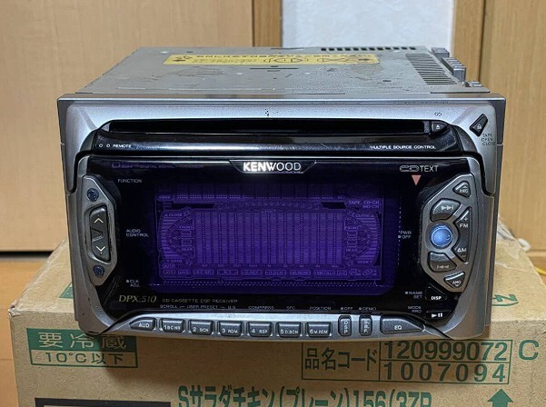 KENWOOD DPX-510 CD・カセットデッキ KENWOOD DPX-510 DSP 2DIN CD Cassette Deck Player Equalizer