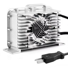 Produktbild - 36V 25A Lithium Golfwagen Batterieladegerät für EZGO Club Car Crowfoot Plug