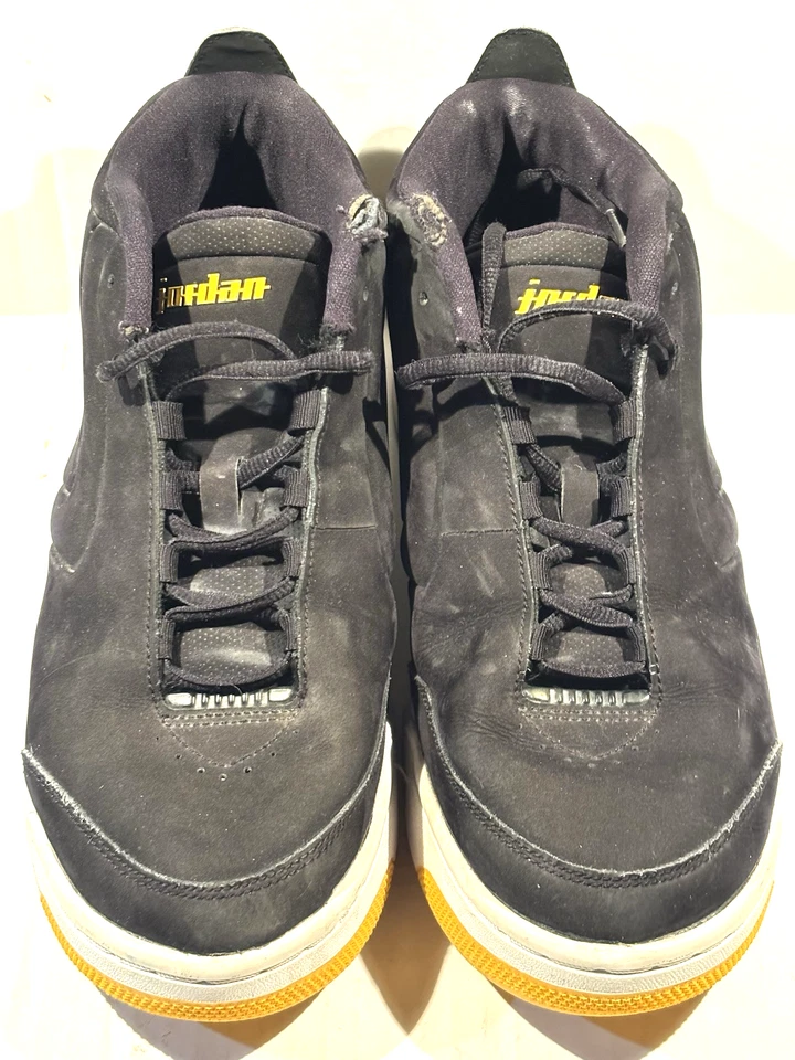 JORDAN MEN Size 8.5 Jordan Big Fund Black University Gold BV6273-007 - Image 3 of 4