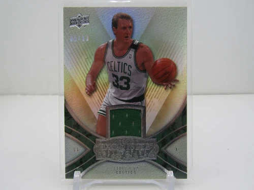 LARRY BIRD 2008-09 EXQUISITE GAME WORN JERSEY! #5/33! BOSTON CELTICS!