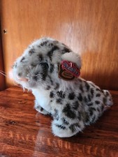 Dan Dee Snow Leopard Plush Cuddly Kingdom Stuffed Animal Wild Cat Soft Play Toy