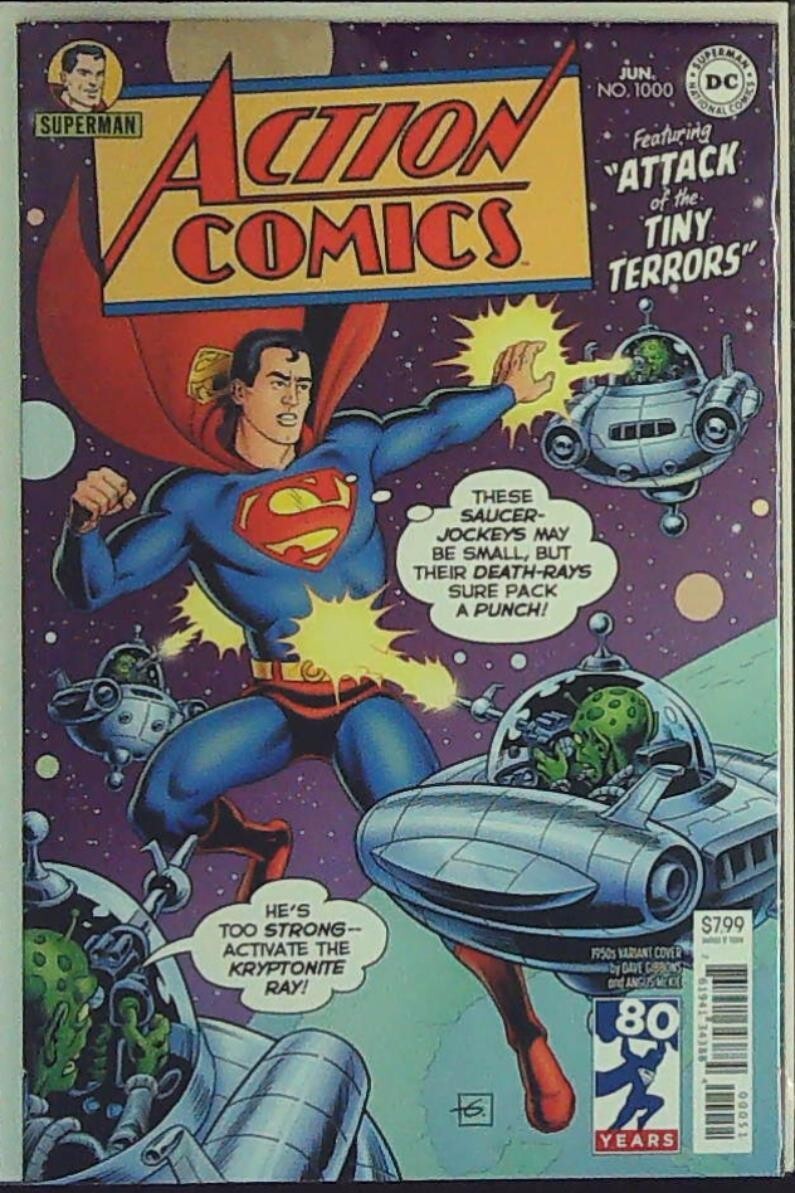 ACTION COMICS #1000 - 1950's VARIANT COVER - NM - Back Issue