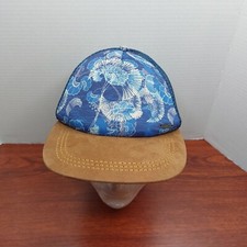 ROXY Floral Jelly FIsh Snapback Hat Blue Cap
